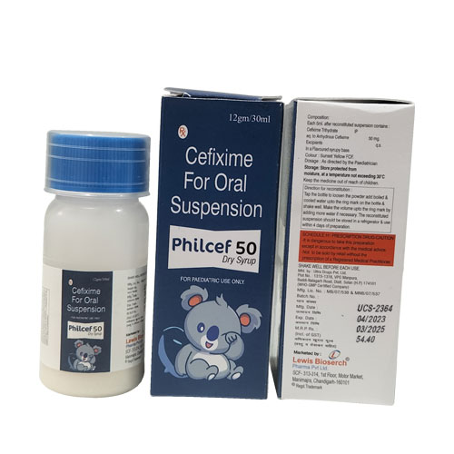 PHILCEF-50 Dry Syrups