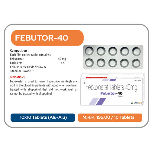 FEBUTOR-40 TABLETS