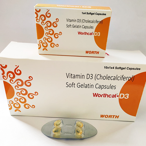 WORTHCAL-D3 Softgel Capsules