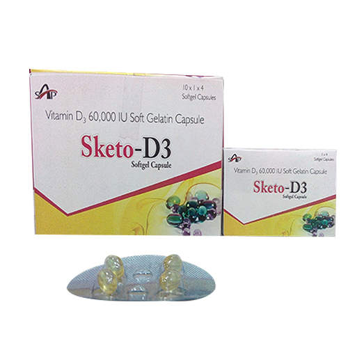 SKETO-D3 Softgel Capsules
