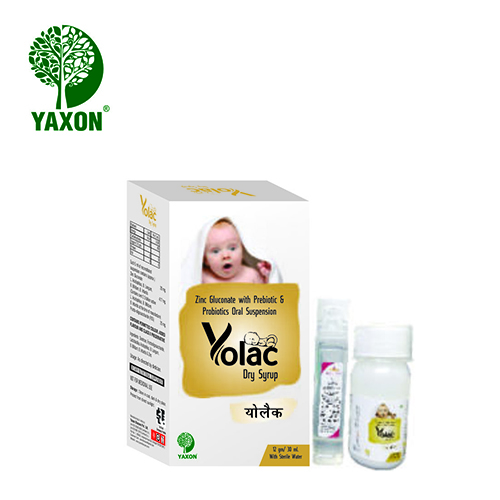 YOLAC DRY SYRUP WITH WATER