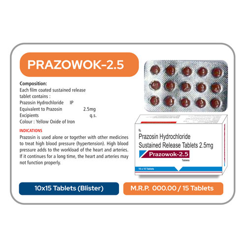 PRAZOWOK-2.5 TABLETS