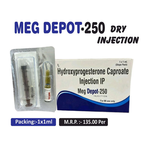Hydroxyprogesterone 250mg Injection