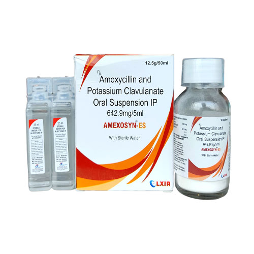 AMEXOSYN-ES DRY SYRUP WITH WATER