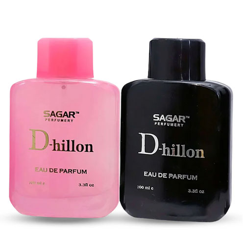 D-HILLON BLACK + D-HILLON PINK PERFUME COMBO 100ml