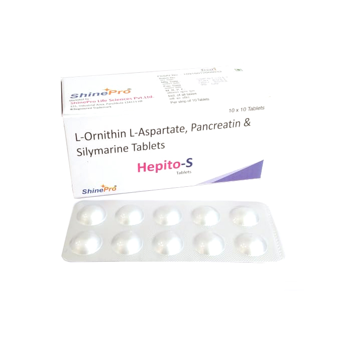 L-ornithine L-aspartate Pancreatin Silymarin tablet