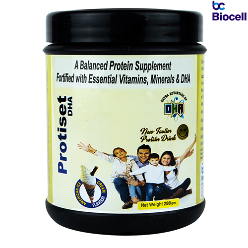 PROTISET-DHA (AMERICAN ICE CREAM FLAVOUR WITH SUGAR FREE) Powder