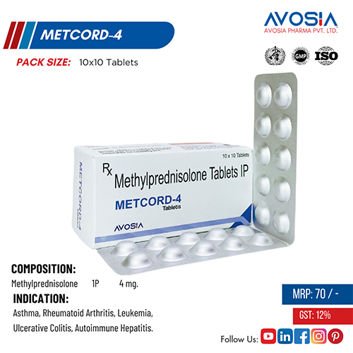 METCORD-4 TABLETS