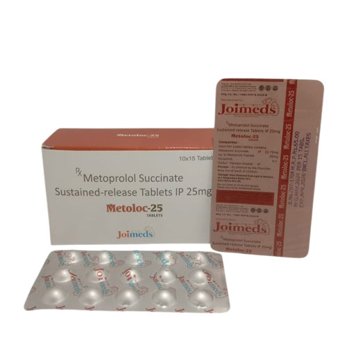 Metoprolol Succinate 25mg Tablets