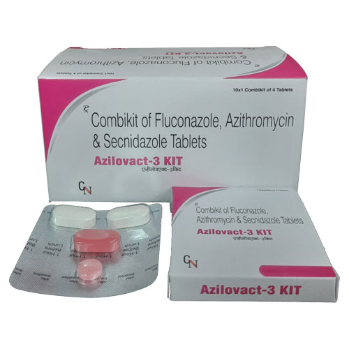 Azilovact-3 KIT Tablets Gnova Biotech Pvt. Ltd.