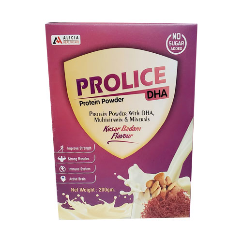 PROLICE-DHA (Kesar Badam) Protein Powder