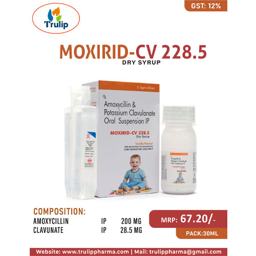 MOXIRID-CV 228.5 Dry Syrup