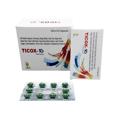TICOX-9G SOFTGEL CAPSULES