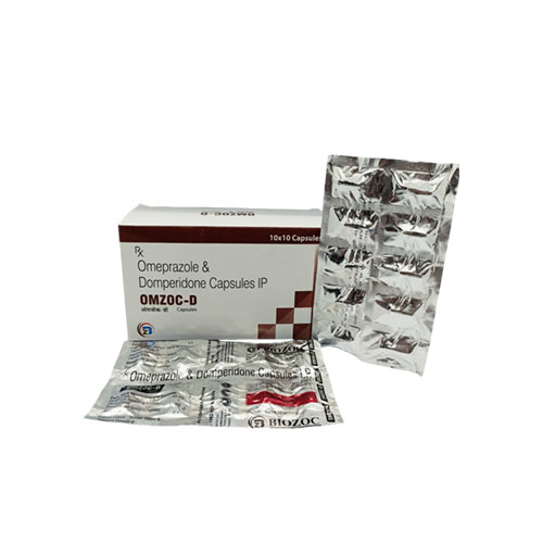 OMEPRAZOLE (AS ENTERIC COATED GRANULES) 20 MG+ DOMPERIDONE (AS SUSTAINED RELEASE PELLETS) 10MG CAPS.