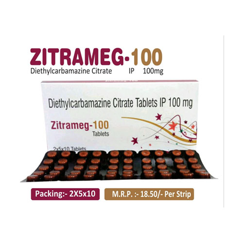 Diethylcarbamazine 100mg Tablets