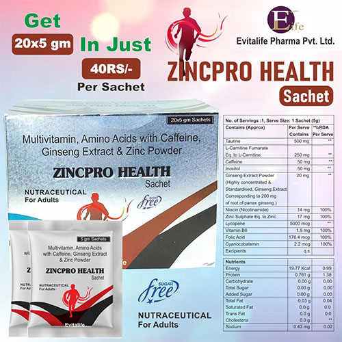 ZINCPRO HELATH SACHETS