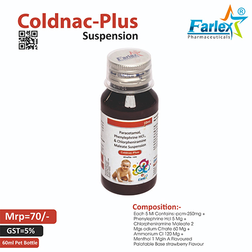 COLDNAC- PLUS SUSPENSION (60ml)
