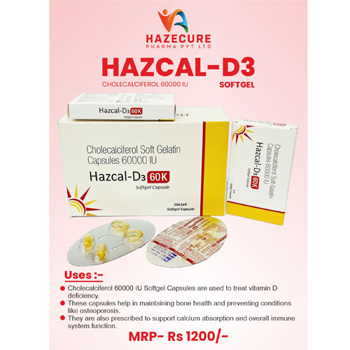 HAZCAL-D3 SOFTGEL CAPSULES
