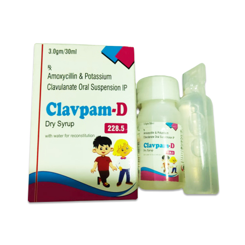 Amoxycillin 200mg+ Potassium Clavulanate 28.5mg Oral Suspension IP