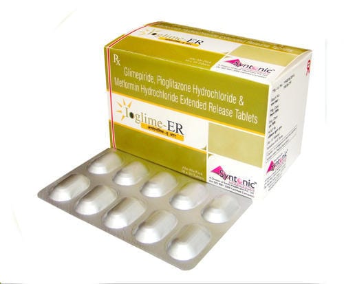 Glimepiride, Metformin, Pioglitazone Tablets