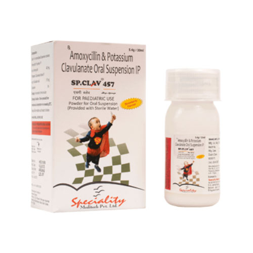 SP. CLAV 457 DRY SYRUP (Strawberry Flavour)