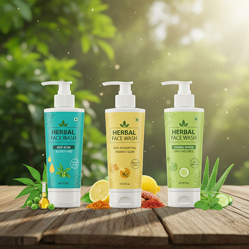 Face Wash (Anti-Acne, Brightening, Herbal Range)