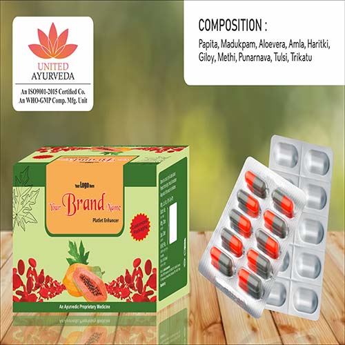 Papita + Madukpam + Aloevera + Amla + Haritki + Giloy + Methi + Punarnava +Tulsi +Trikatu Tablets