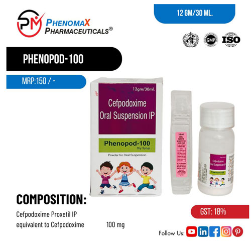 PHENOPOD-100 DRY SYRUP (WITH WATER)
