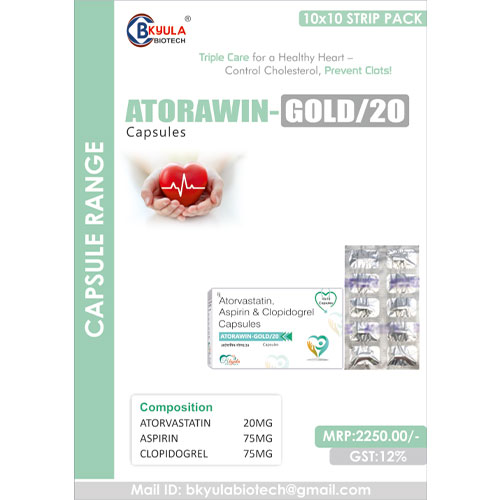ATORAWIN-GOLD/20 CAPSULES