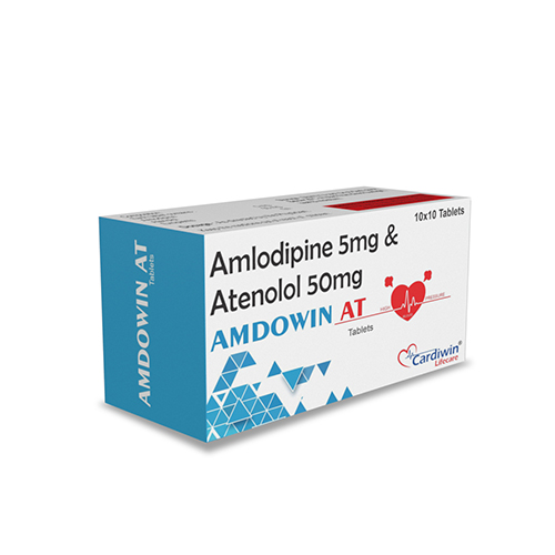 Amlodipine 5Mg + Atenolol 50Mg Tablets