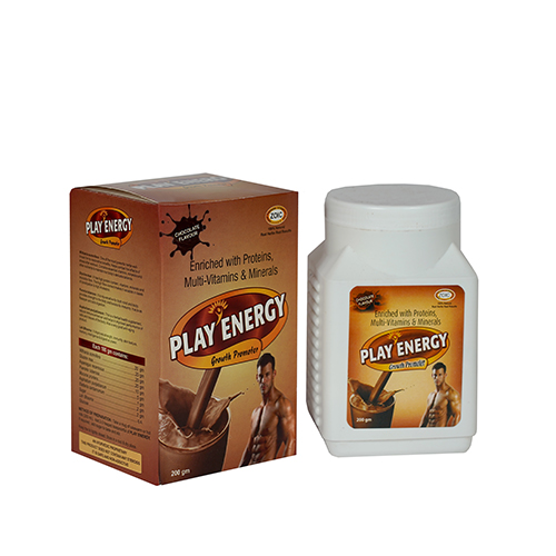 PLAY ENERGY POWDER (ENRICHED WITH PROTEINS, MULTIVITAMINS & MINERALS)(Chocolate Flavour)
