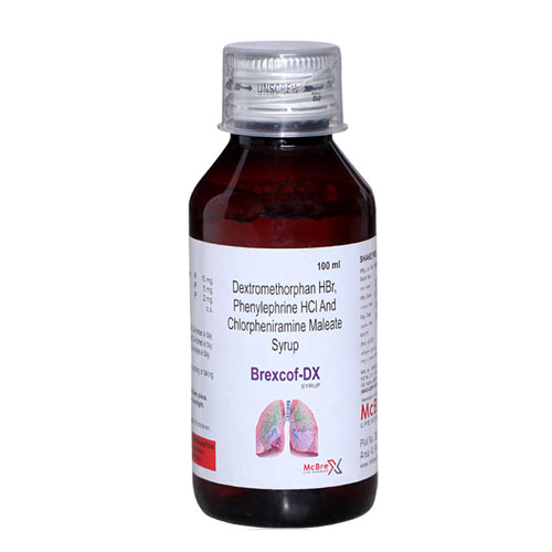 Dextromethorphan Hbr 10mg + Chlorpheniramine 2mg + Phenylephrine 5 mg SYRUP