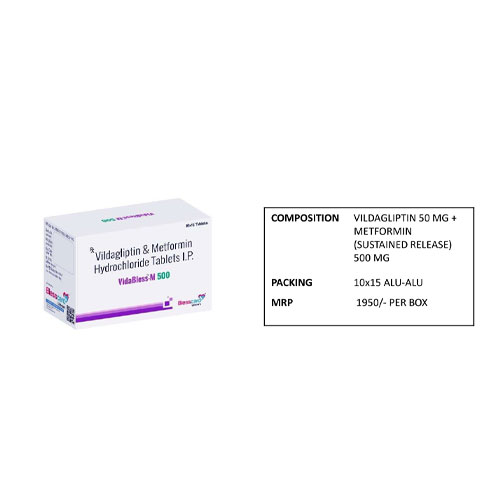 VIDABLESS-M 500 TABLETS