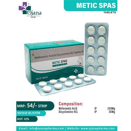 Metic-Spas Tablets
