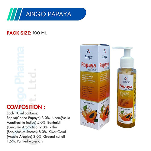 AINGO PAPAYA FACEWASH