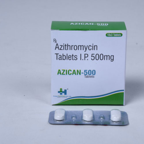 AZICAN-500 Tablets (10*3 Blister)