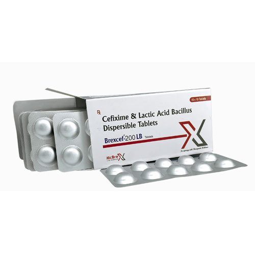 Cefixime 200 MG + Lactobacillus 60 Million Spores TABLETS