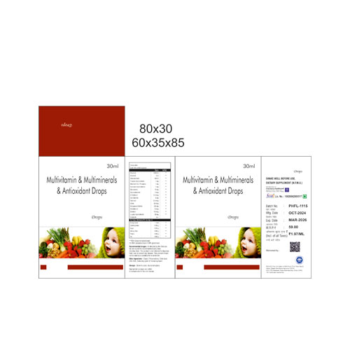 Multivitamin + Minerals + Antioxidants Syrup