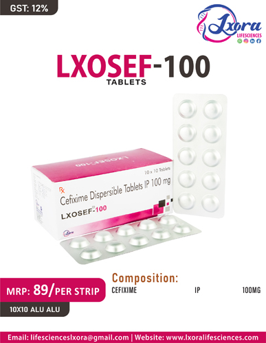 LXOSEF-100 Tablets