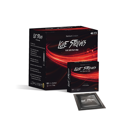 LOVE STRINGS CONDOMS (Chocolate)