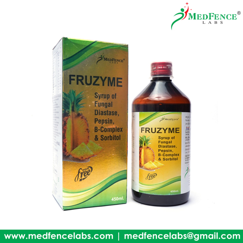 FRUZYME SUGAR FREE 450ml Syrup