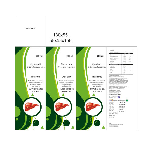 Silymarin With Calcium Pangamate + B-Complex Syrup