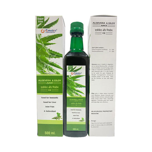 CELESTICA  ALOVERA JUICE + GLOYE JUICE