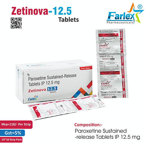ZETINOVA-12.5 TABLETS