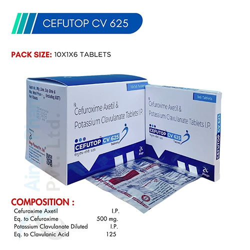 CEFUTOP-CV 625 Tablets