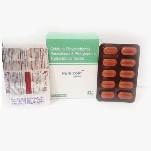 NUMICOLD Tablets Nusmith Pharma Pvt. Ltd.