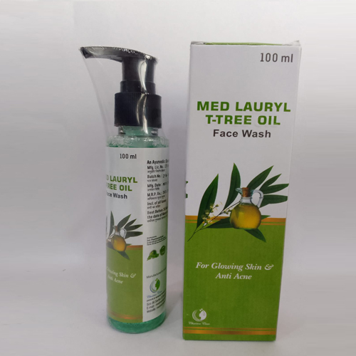 MED LAURYL T-TREE OIL FACE WASH