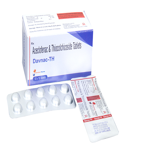 ACECLOFENAC 100 MG + THIOCOLCHICOSIDE 4MG TABLET