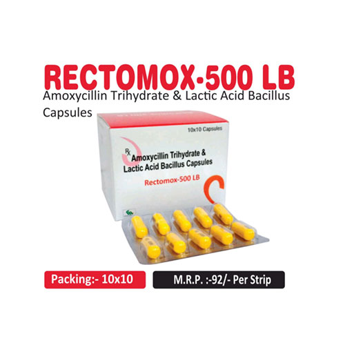 Amoxycillin 500mg + Lactobacillus Capsules