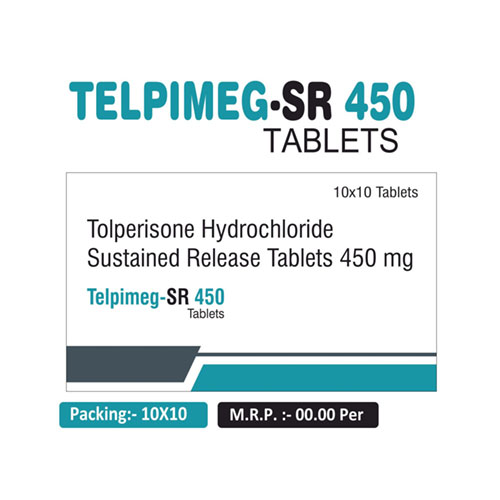 Tolperisone HCl 450 mg Tablets